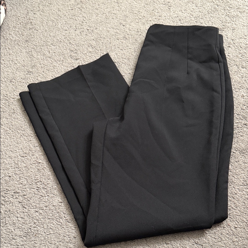 Zara Women's Black Straight Leg Pants